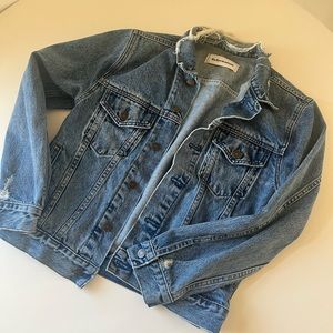 Reformation Denim Jacket - Distressed Indigo